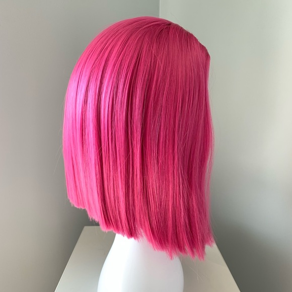 NEW Pink Synthetic Wig - Picture 3 of 4
